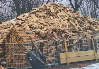 Firewood Piled Up